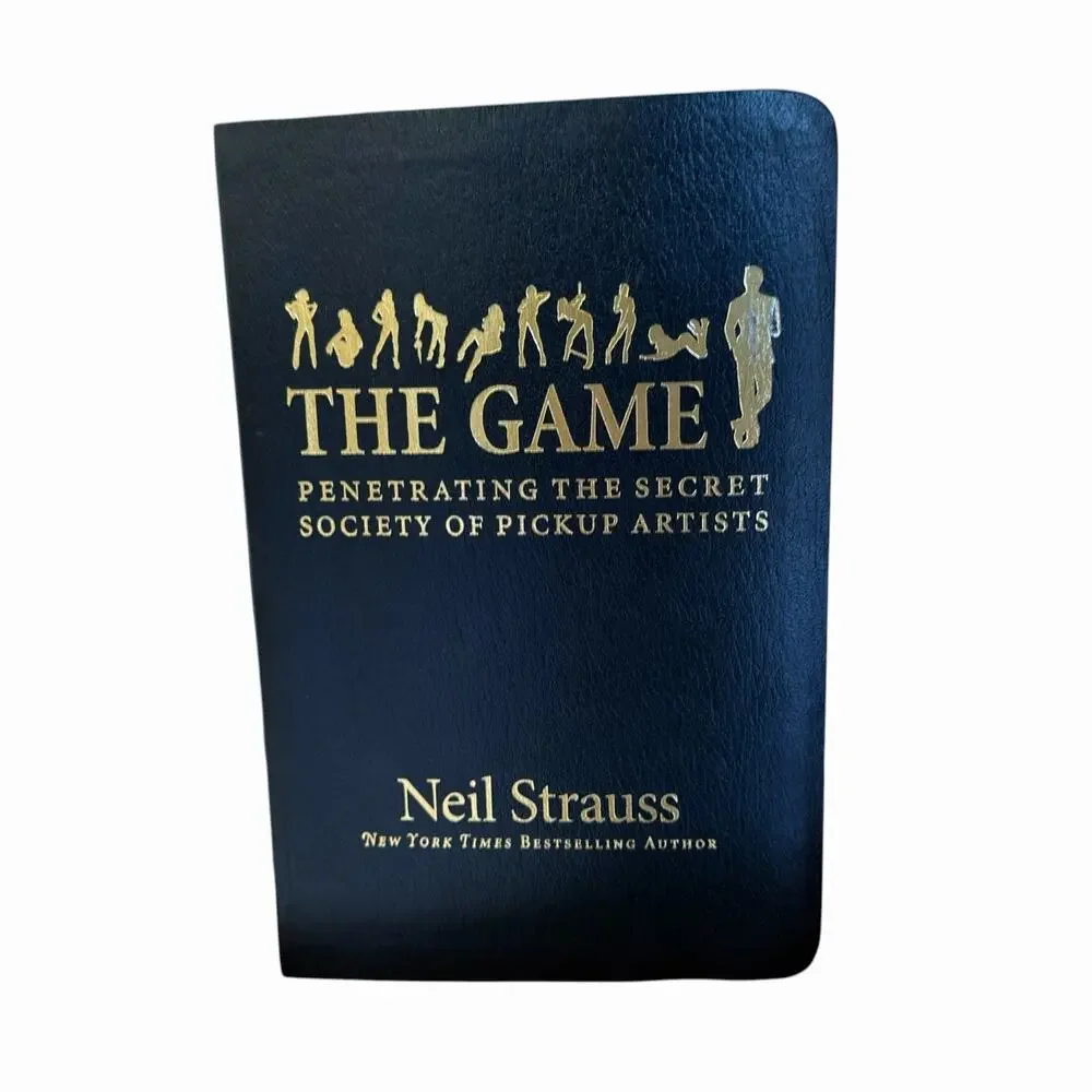 The Game Neil Strauss Hardcover First Edition PUA Pickup Artist Gold Edge Ribbon